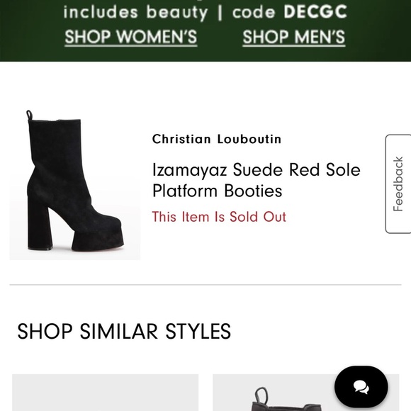 NWB Christian Louboutin Izamayaz suede platform ankle boots size 41 Block Heel - Picture 5 of 14